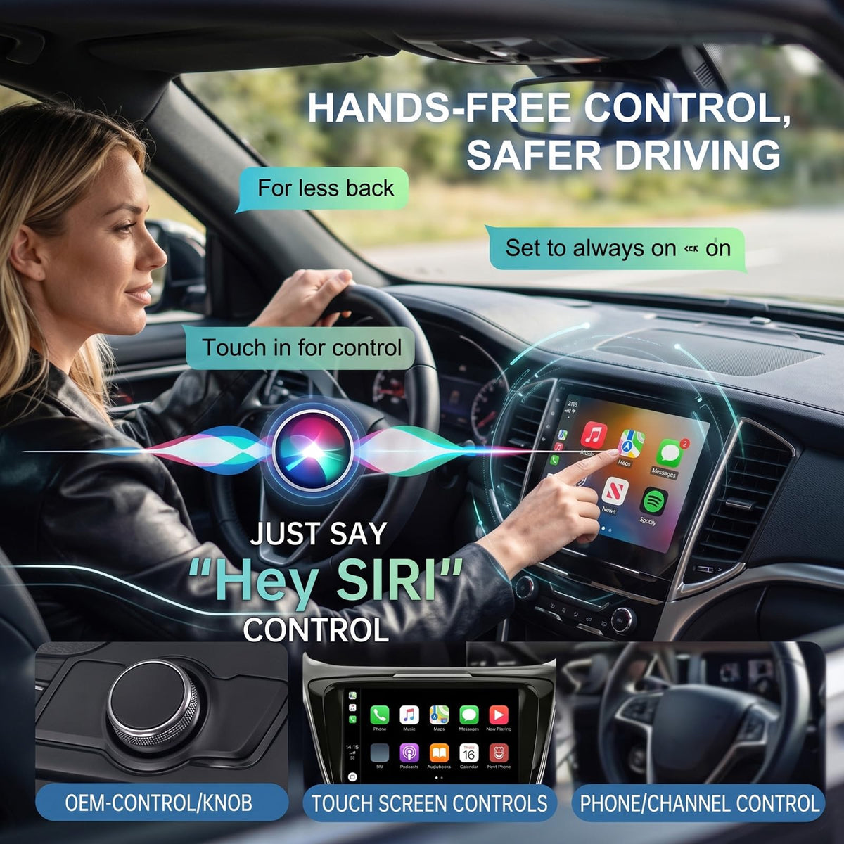 UFO Shaped Wireless CarPlay Adapter Plug and Play converts - Yizro Official Imagery - 8