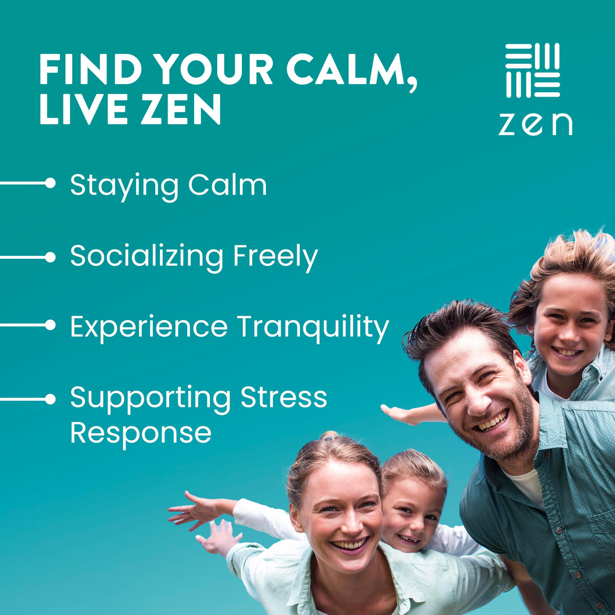 Zen Stress Relief Mood Support with Ashwagandha Rhodiola - WellPath Official Imagery - 3