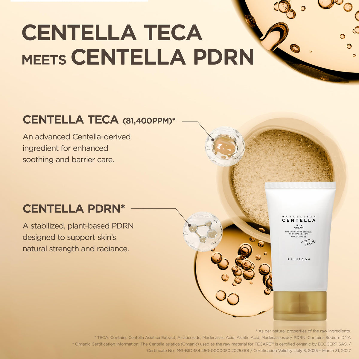 SKIN1004 Madagascar Centella TECA Cream Face Moisturizer - SKIN1004 Official Imagery - 6