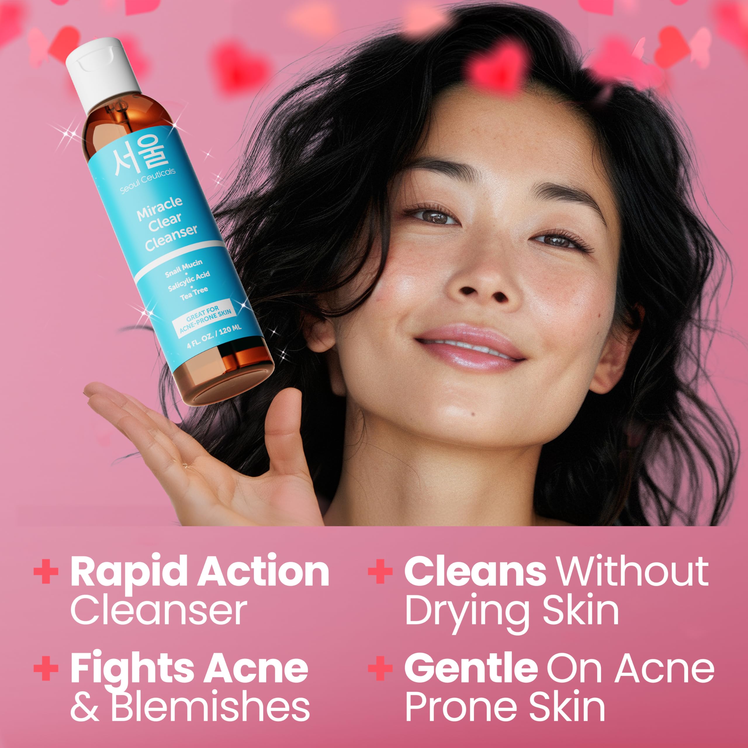SeoulCeuticals Korean Acne Snail Cleanser Face Wash - SeoulCeuticals Official Product Imagery - 6