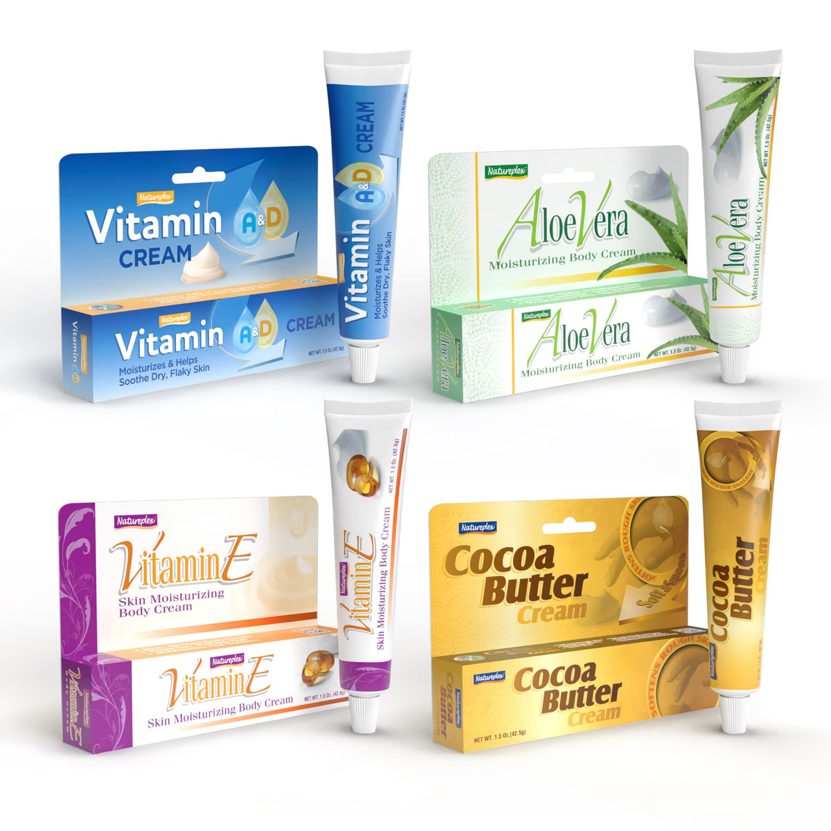 Natureplex Vitamin Cream Bundle Includes Aloe Vera Vitamin E - Natureplex Official Imagery - 3