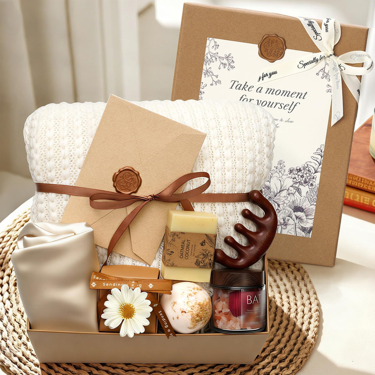 Self Care Gifts Baskets for Women Spa Care Package for Women - YEERSWAG Official Imagery - 2