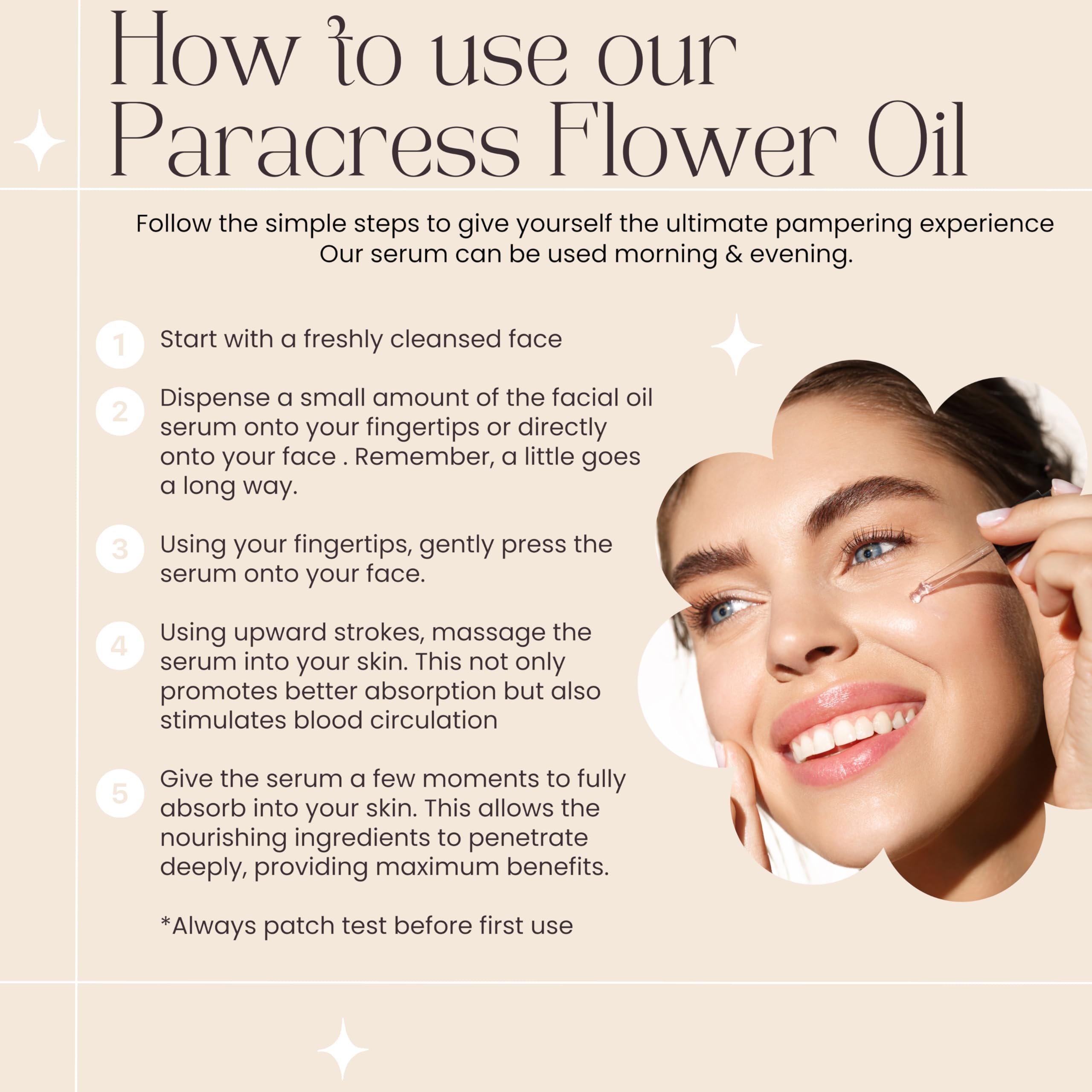 Beauty Glow 100% Organic Paracress Flower Spilanthes Facial Oil Serum for Face - Beauty Glow Official Product View 7