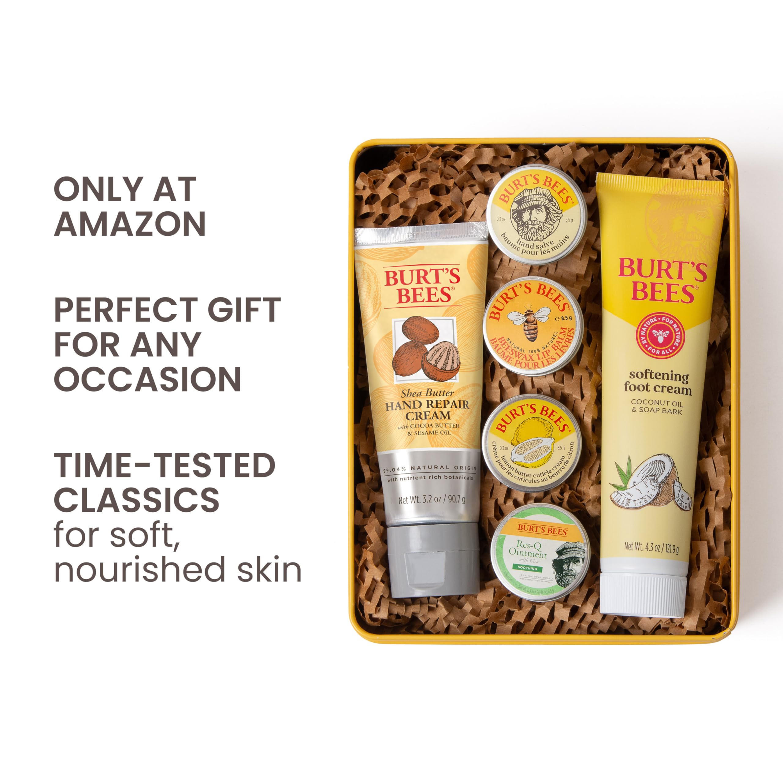 Burt s Bees Classics Gift Set 6 Products in Giftable Tin - Burt's Bees Official Product Imagery - 3