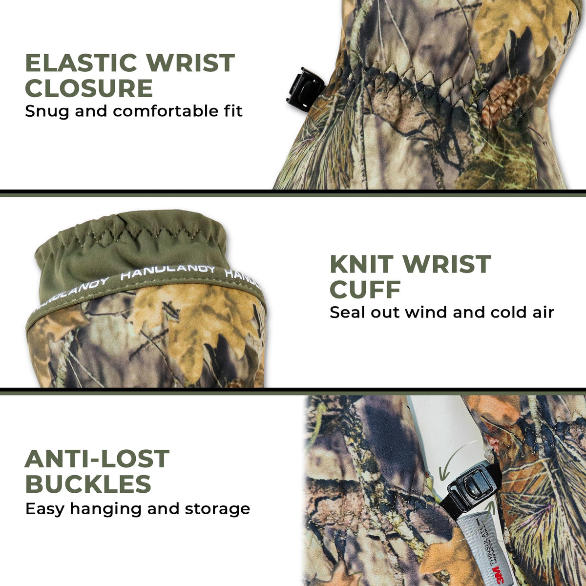 HANDLANDY Winter Gloves for Men Women Insulated Waterproof - HANDLANDY Official Imagery - 6