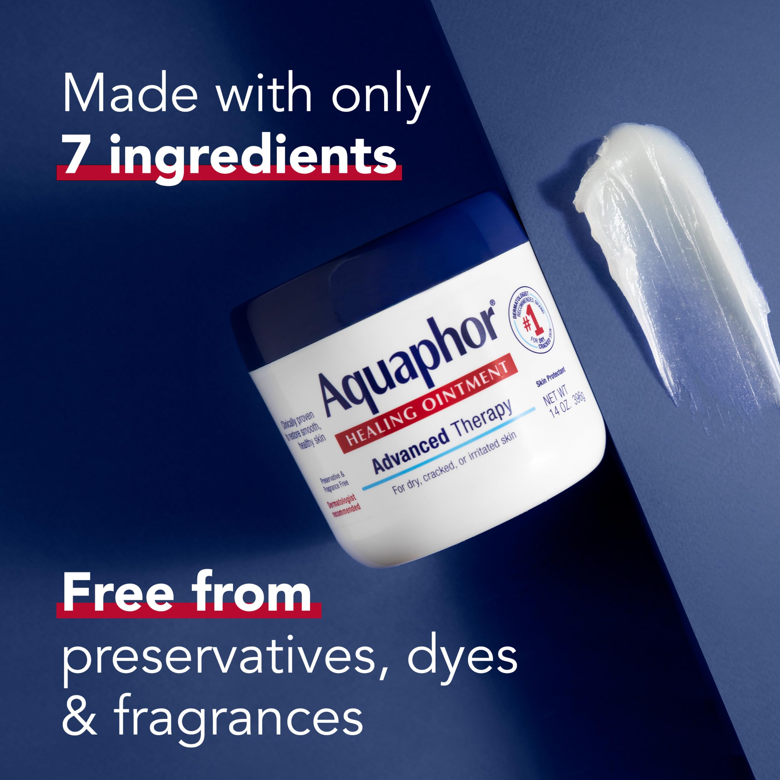 Aquaphor Advanced Therapy Healing Ointment Skin Protectant, 14 OZ - Aquaphor Official Product View 6