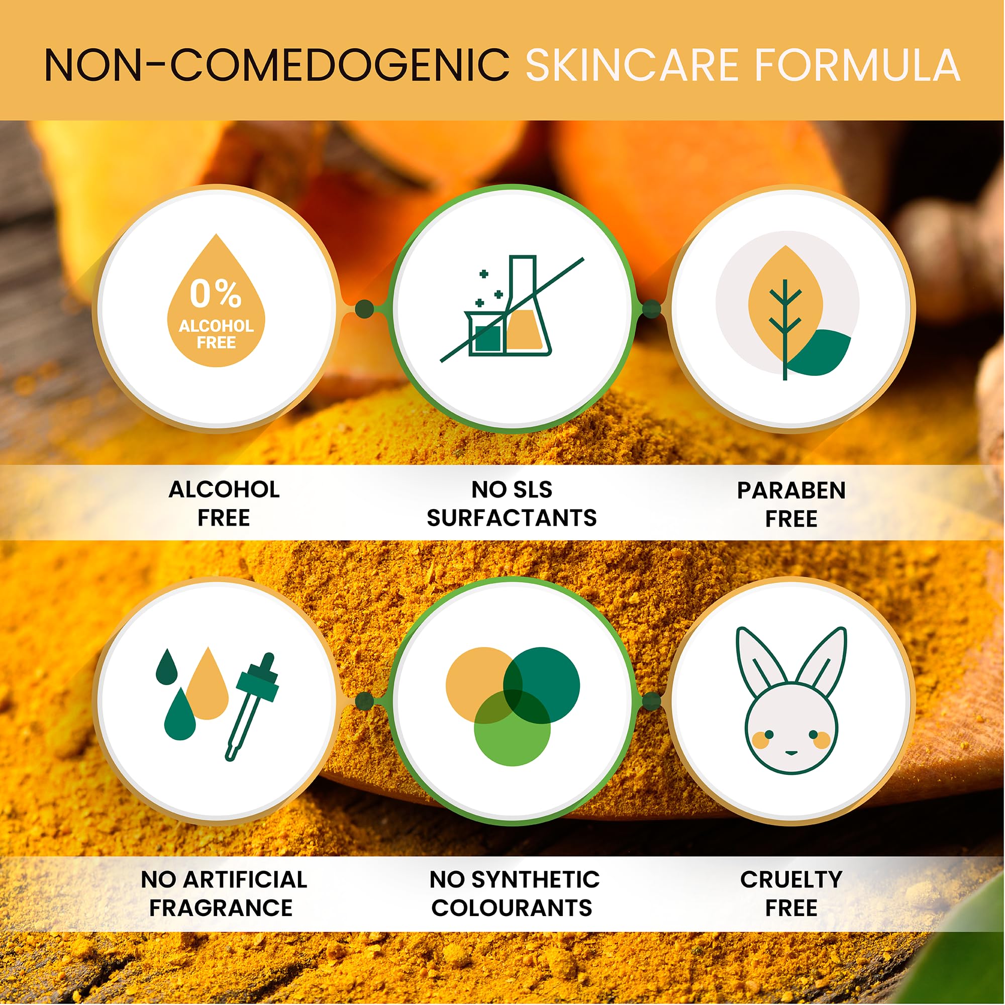 AMVital Turmeric Body Scrub, Face & Body Exfoliating Scrub, 7 - AMVital Official Product View 8