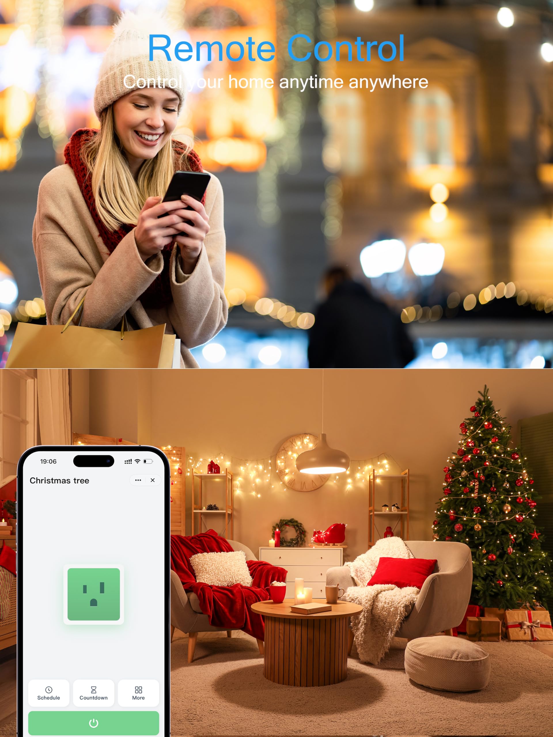 EIGHTREE 15A Smart Plug Works with Alexa & Google Home, Smart Out - EIGHTREE Official Product View 9