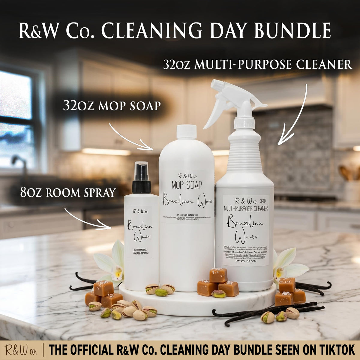 R W CO Brazilian Waves Luxury Cleaning Day Bundle Premium - R & W Co. Official Imagery - 3