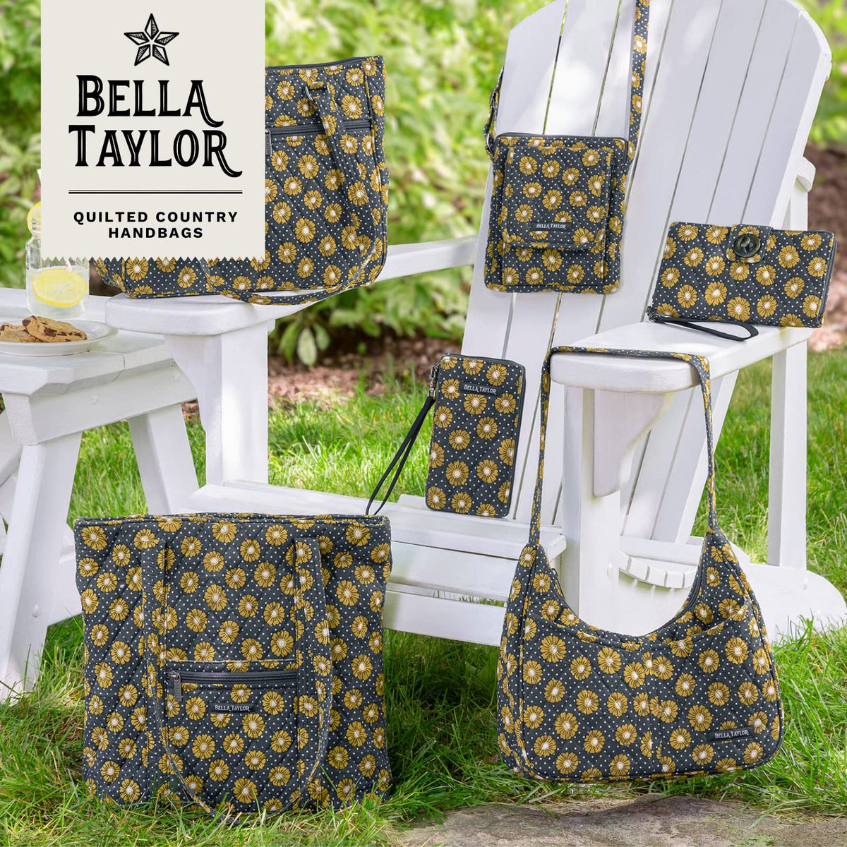 Bella Taylor Large Tote Quilted Shoulder Bag for Women - Bella Taylor Official Imagery - 7