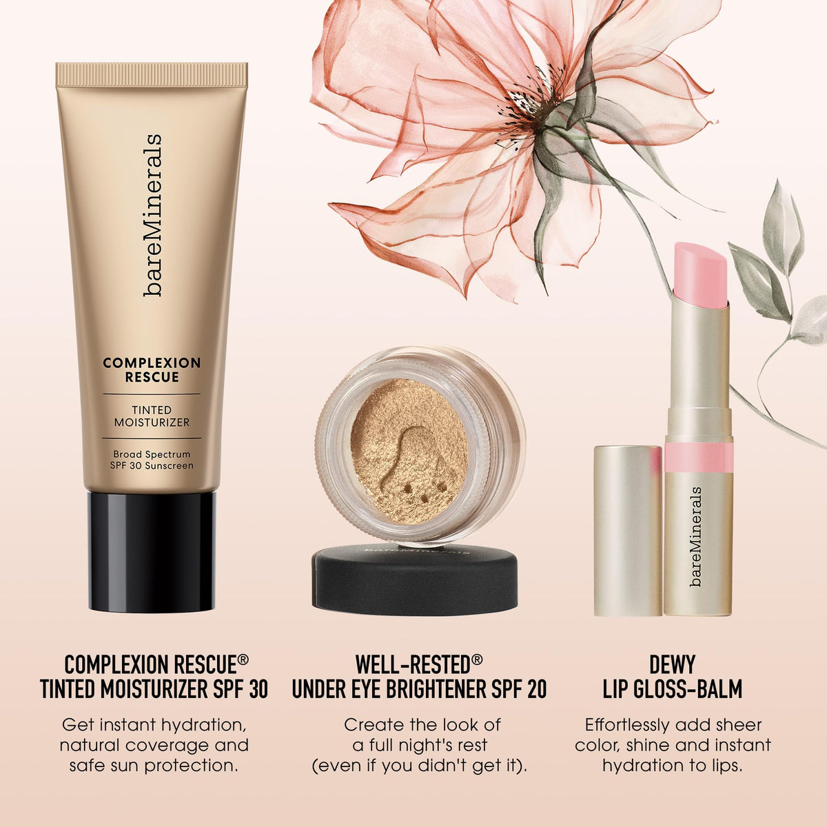 bareMinerals Clean Beauty Gift Set 3 ct - Premium Selection Official Imagery - 6