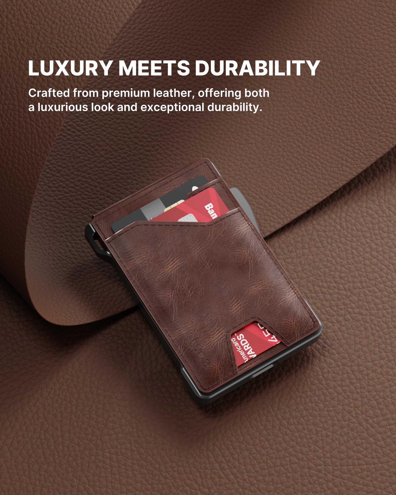 typecase Tactical Wallet for Men – RFID Slim Leather Card Holder