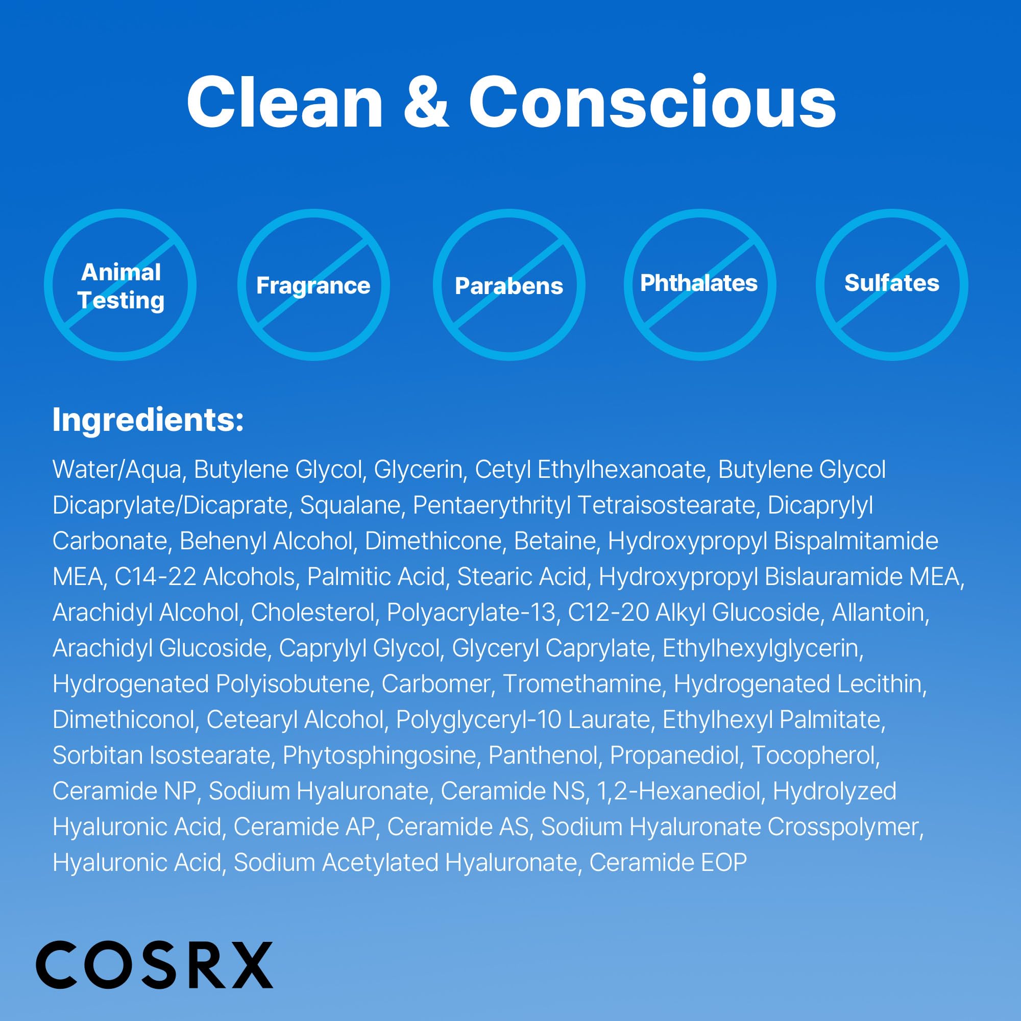 COSRX 7X Ceramide Moisturizer for Face, Barrier Repair Face - COSRX
