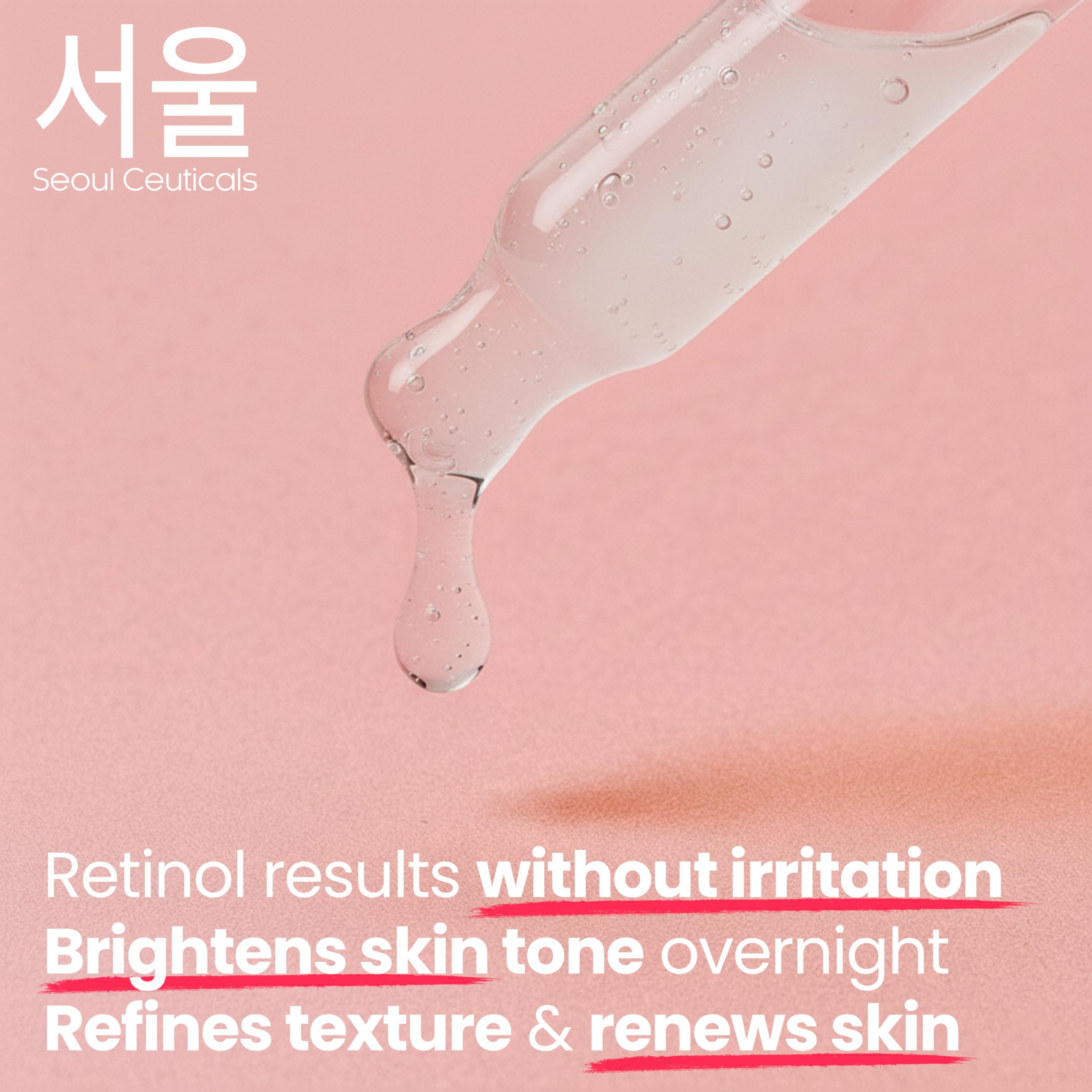 SeoulCeuticals 1% Retinol Snail Mucin Night Serum for Face - SeoulCeuticals Official Product View 7