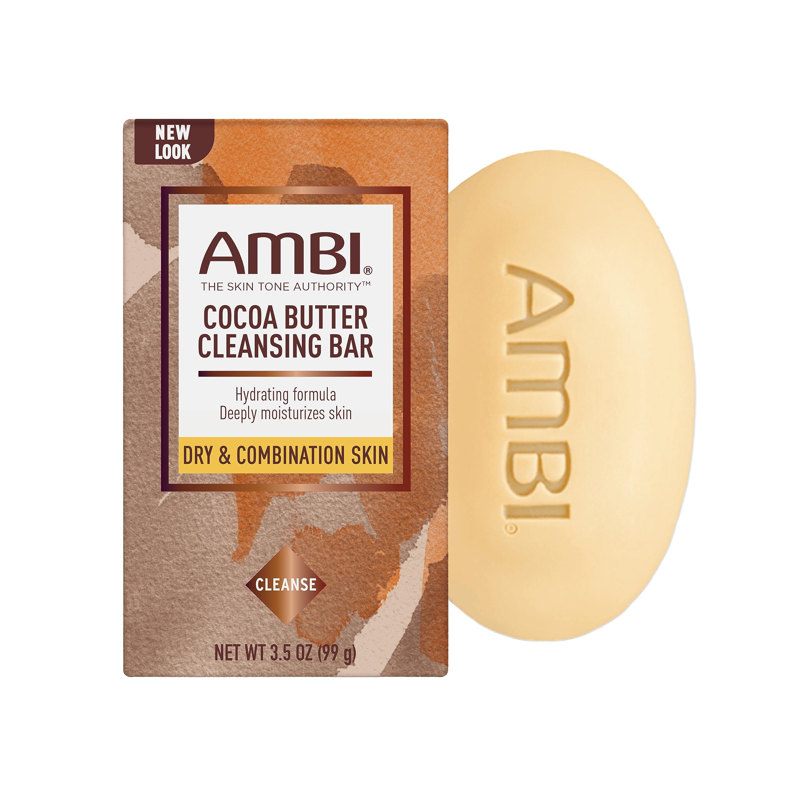 Ambi Cocoa Butter Cleansing Bar, 3.5 Ounce - Product Imagery