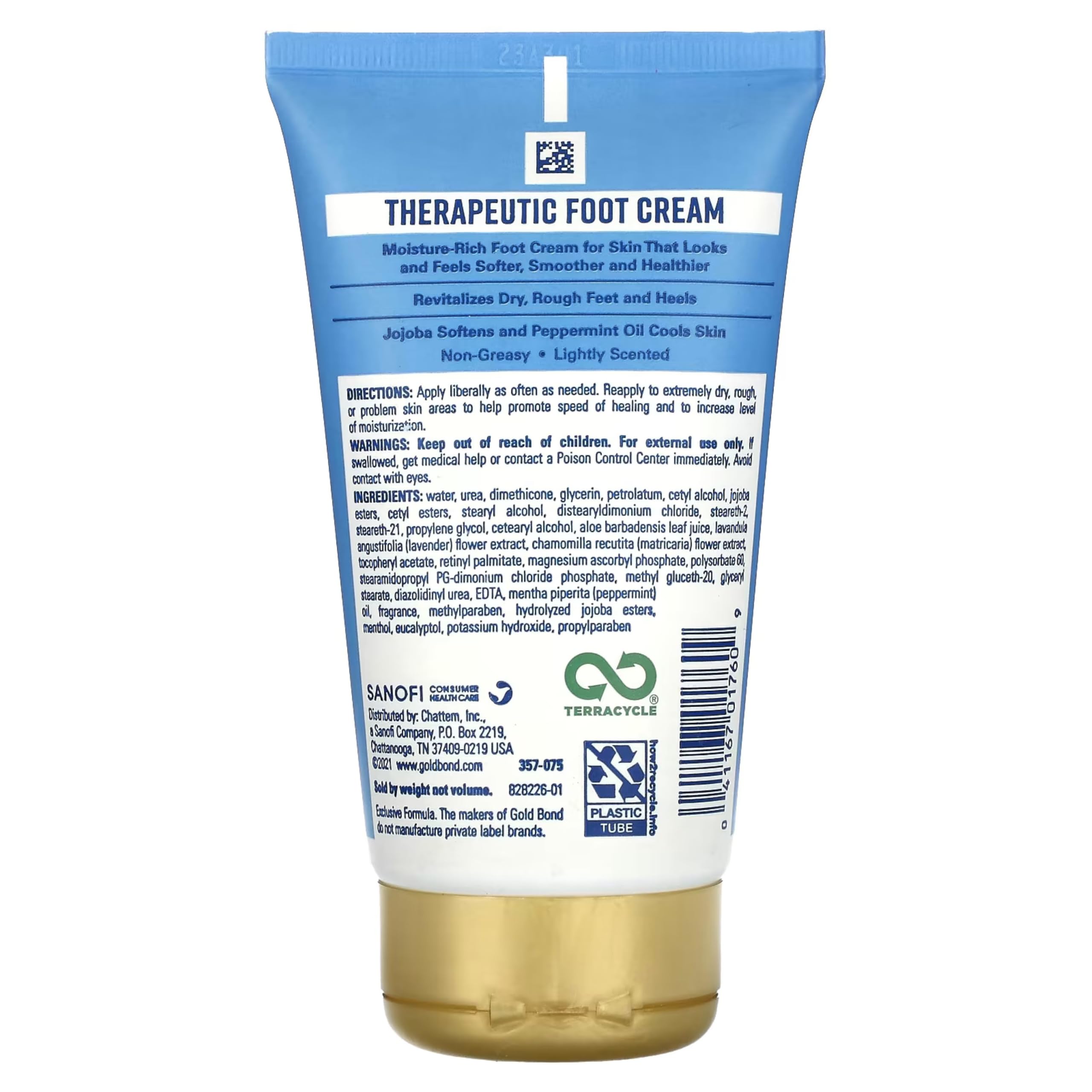 Gold Bond Medicated Foot Powder and Foot Cream, Foot Creme, 4 oz