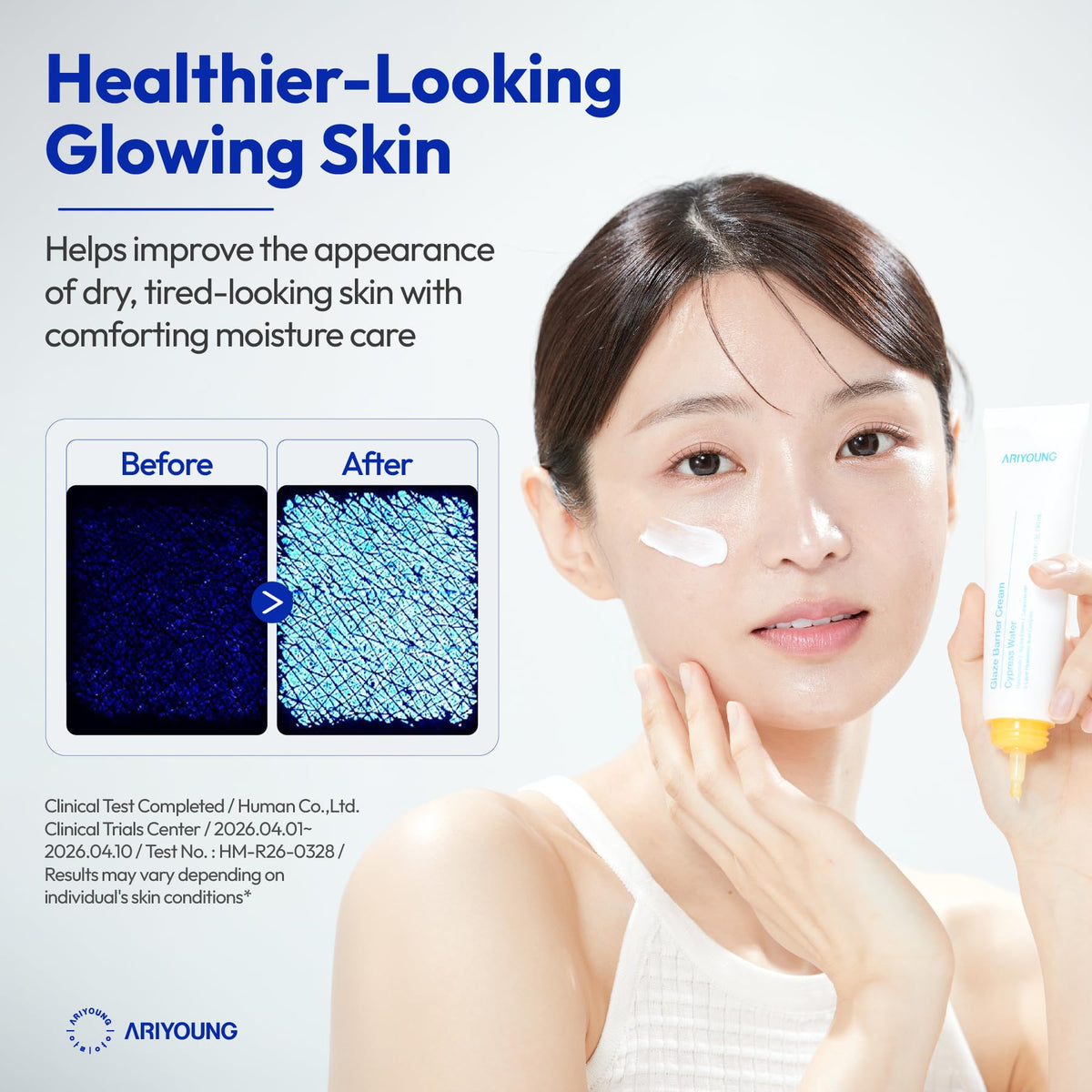 Glaze Barrier Cream Ceramide Face Moisturizer for Dry - ARIYOUNG Official Imagery - 6