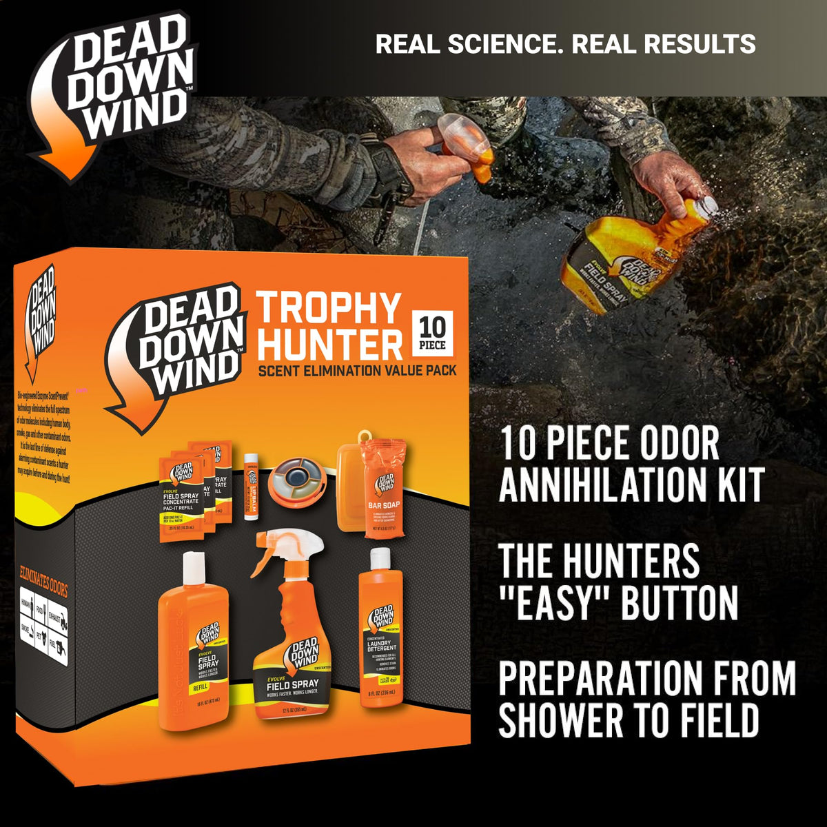 DEAD DOWN WIND Trophy Hunter Scent Eliminator 10 Piece Kit - DEAD DOWN WIND Official Imagery - 7