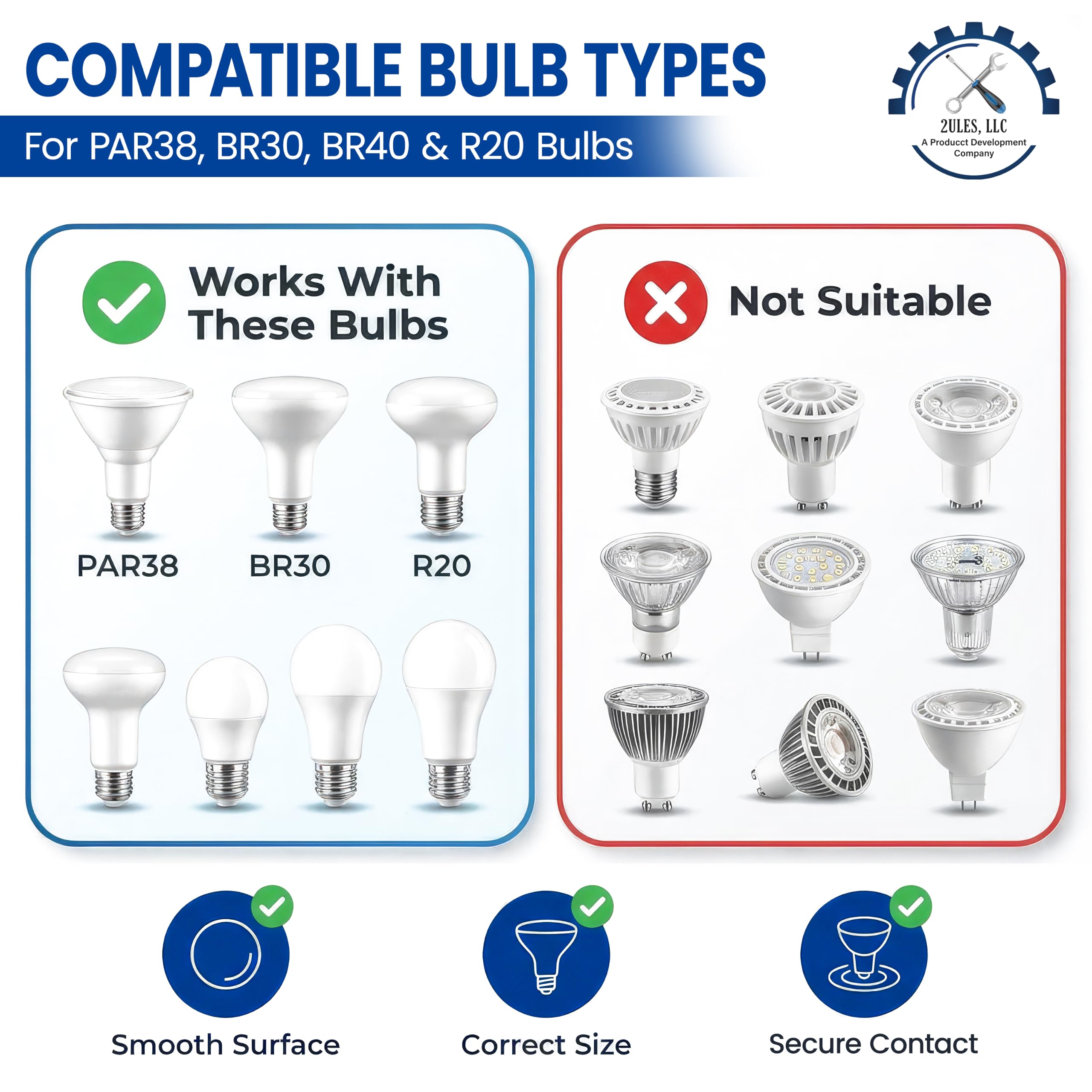 2ULES EZX Light Bulb Changer for High Ceilings, Patented Vacuum T - 2ULES Official Product View 3