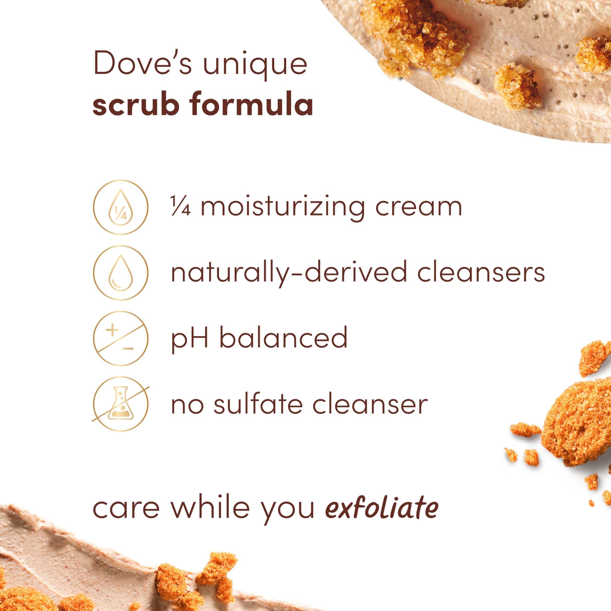 Elefair Tech Dove Brown Sugar and Coconut Butter Body Scrub Exfoliates and Deeply - Elefair Tech Official Product View 6