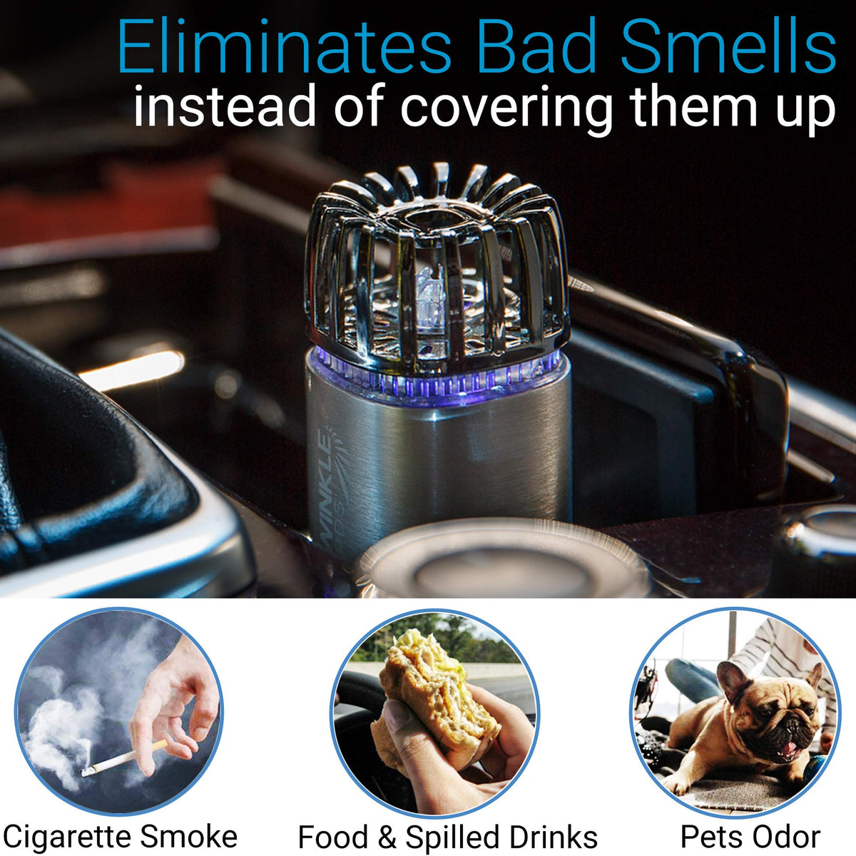 Car Air Purifier Ionizer - TWINKLE BIRDS Official Imagery - 3