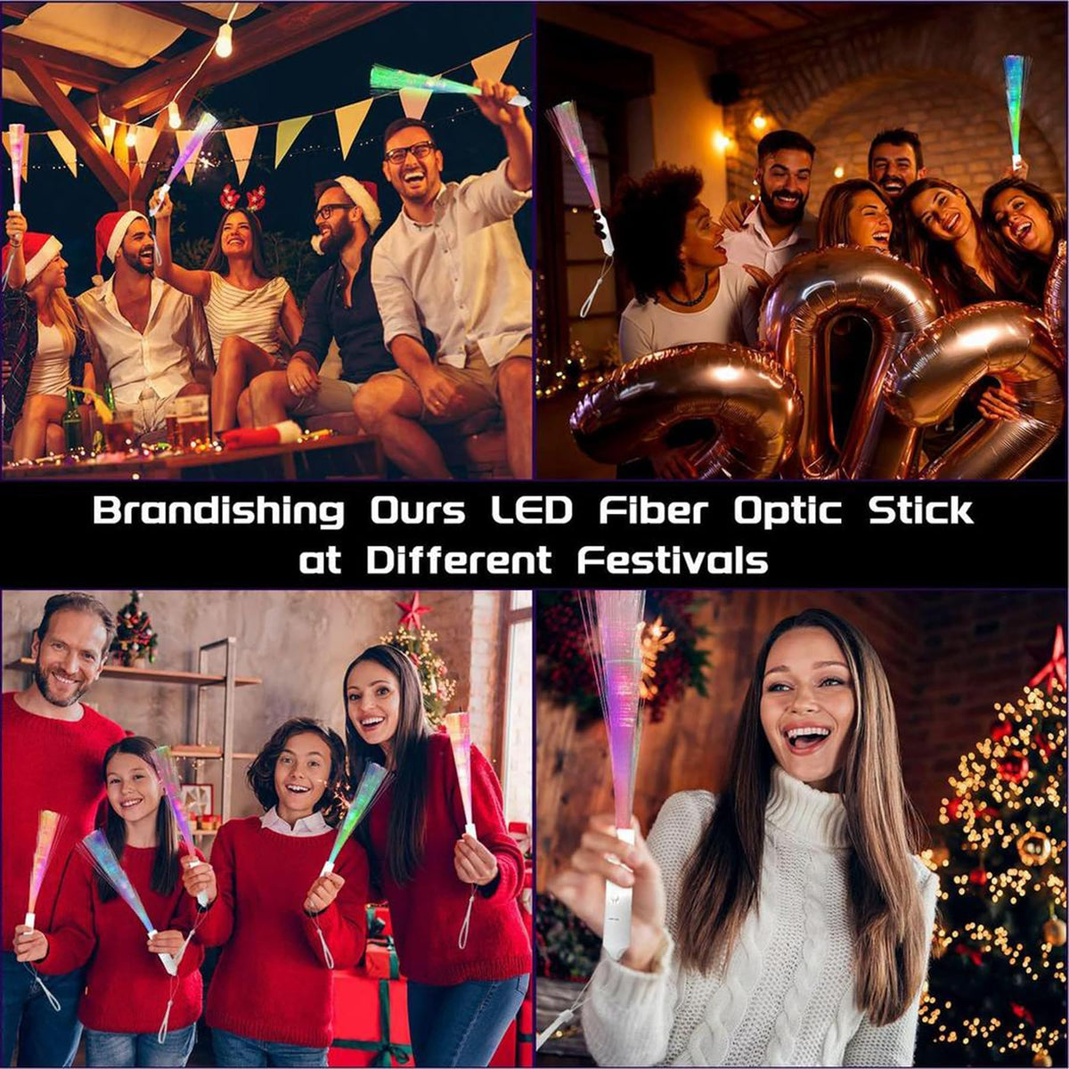30Pack LED Fiber Optic Wands Glow Wands LED Light Up Wands - YOFOBU Official Imagery - 8