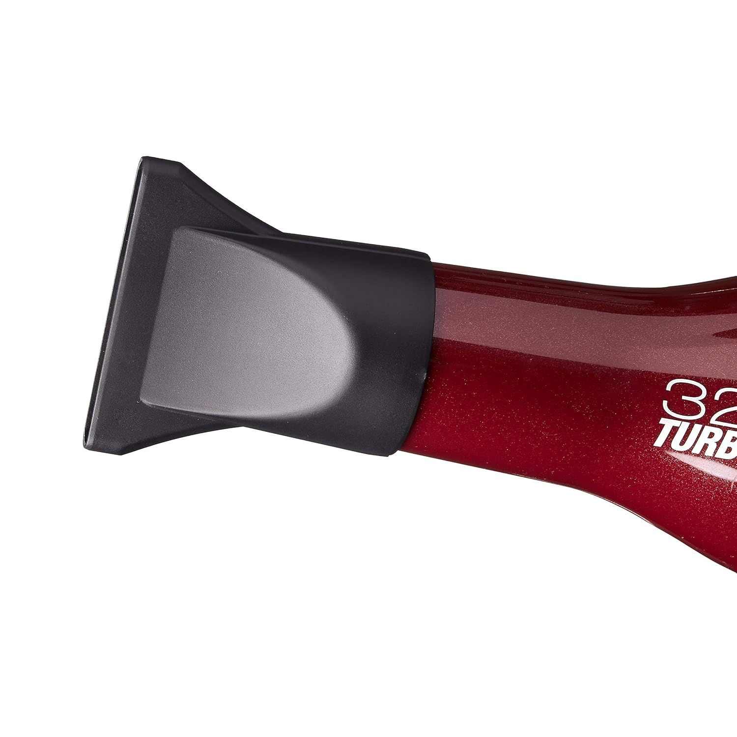 RED Pro 3200 Turbo Pro Detangler AC hair dryer with 3 heat and 2 speed settings, featuring a sleek black design