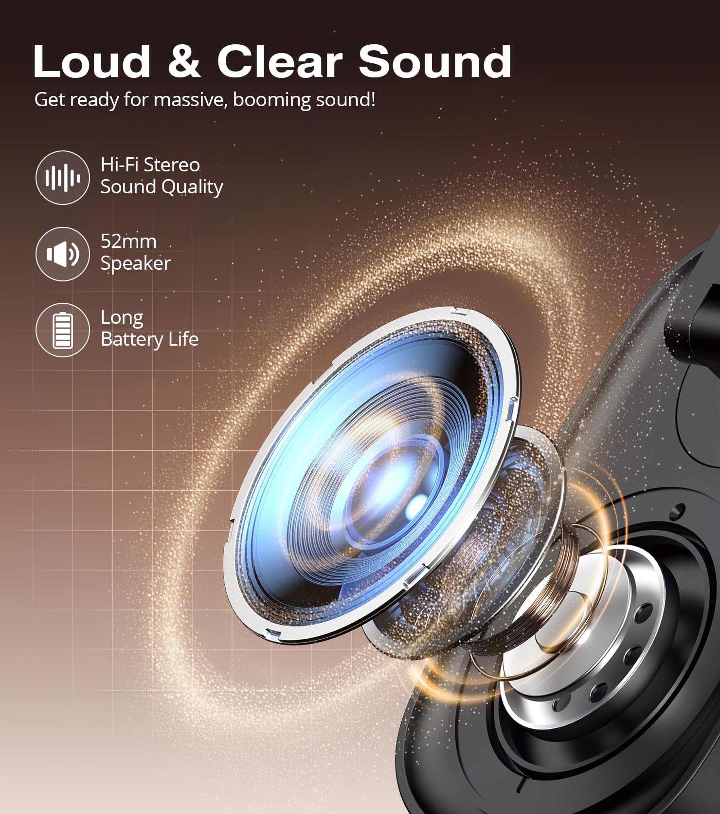 Jorest Wireless Induction Speaker, Phone Speaker Amplifier with B by Jorest - Angle View 4