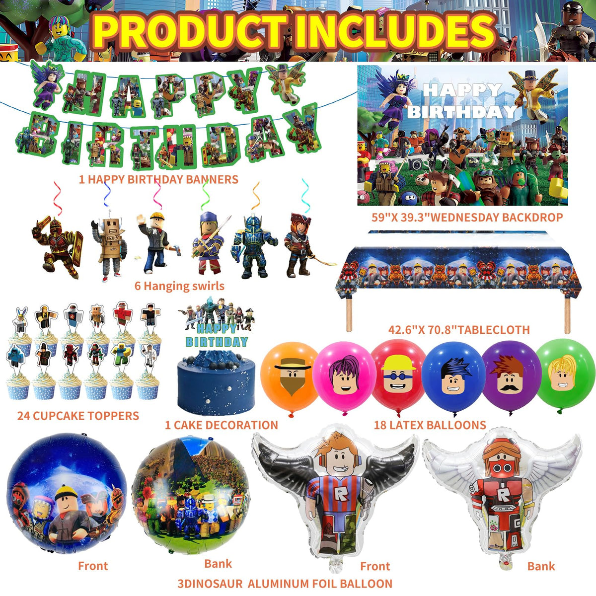 Birthday Party Decorations - LENEYIZIE Official Imagery - 4