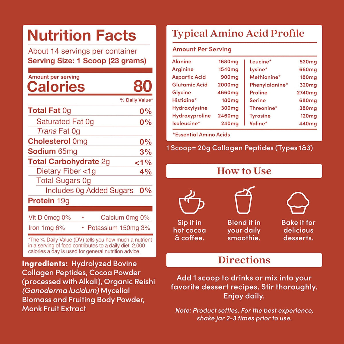 Further Food Chocolate Collagen Peptides Powder 100 Grass - Further Food Official Imagery - 3