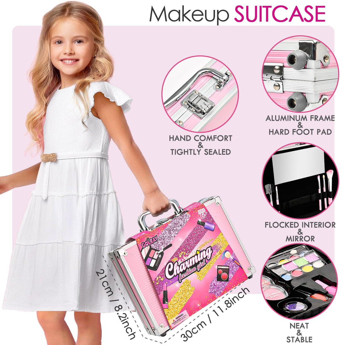 Golray Teen Makeup Kit for Girls Ages 8 12 Starter Full Make - Golray Official Imagery - 3