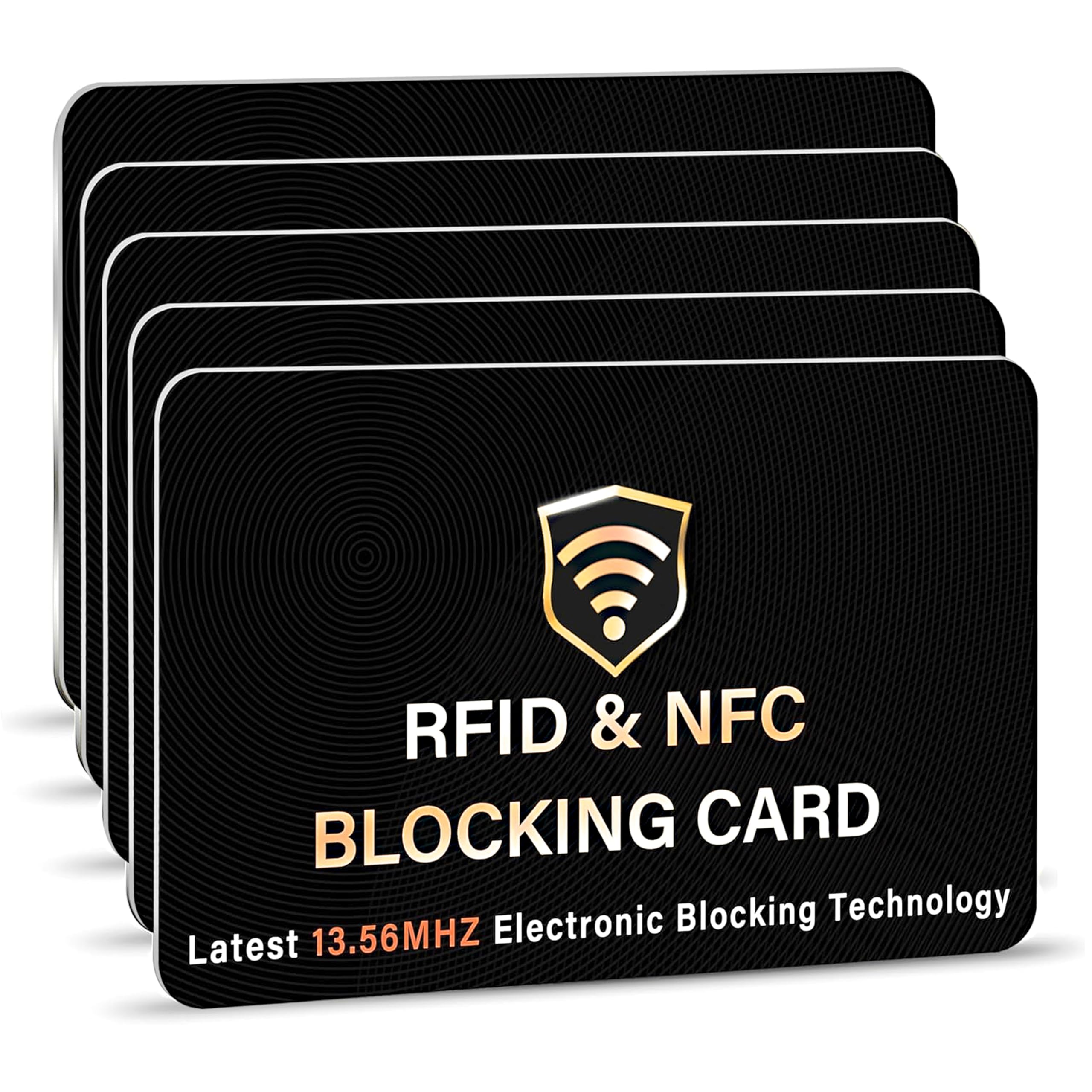 SaiTech IT 5 Pack RFID Blocking Card for Credit Debit ID Card, - Product Imagery