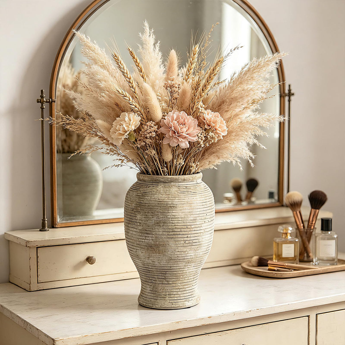 9 Inch Ceramic Flower Vase - LISE Mused Official Imagery - 7