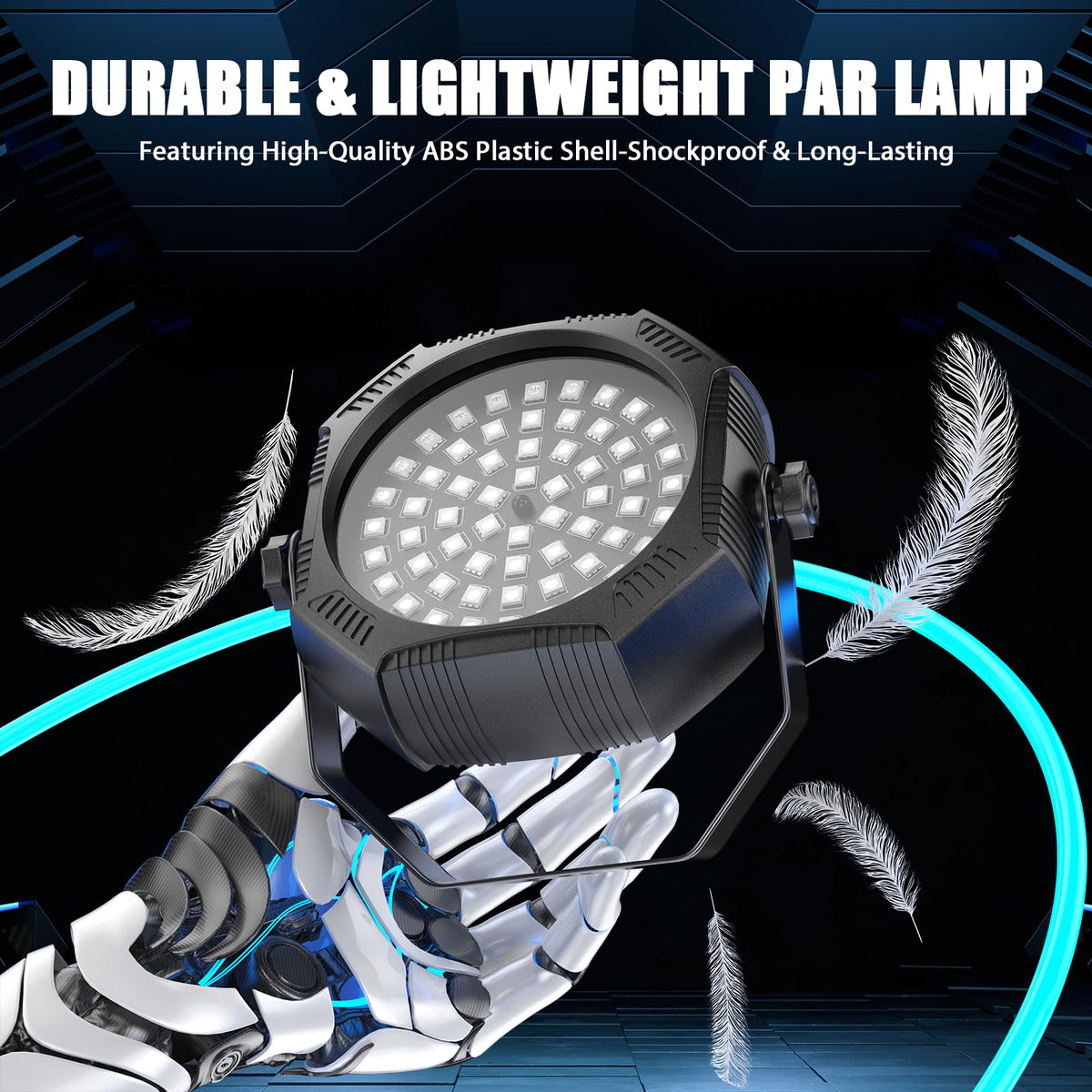Battery Powered Stage Lights Rechargeable Strobe Lights USB - Kiinsehtoq Official Imagery - 6