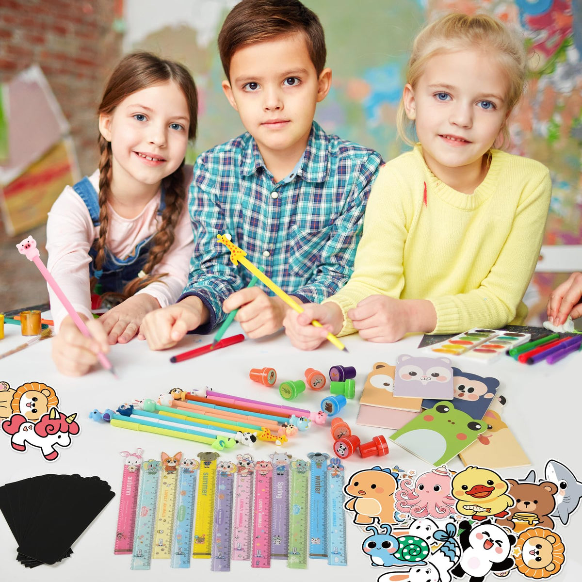 24 pack Cute Animals Party favors Cute Stationery Classroom - Ulema Official Imagery - 3