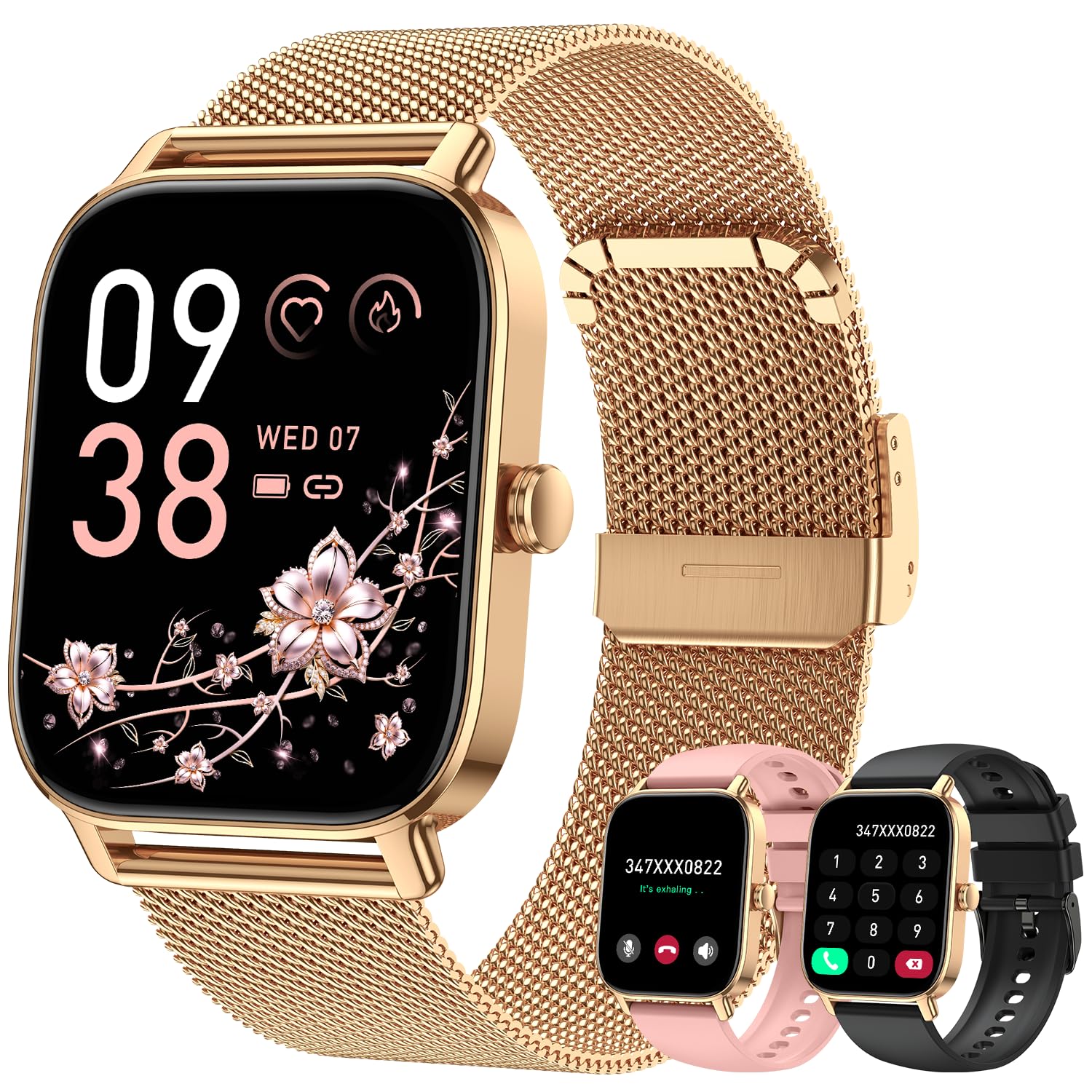 zhizhi Smart Watch for Women Android/iPhone: Fitness Tracker Smart Wat - View 1