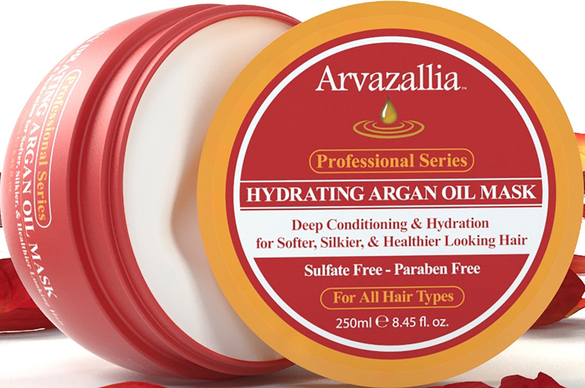 Arvazallia Hydrating Argan Oil Hair Mask & Deep Conditioner For Dry Hair - Arvazallia Official Product View 3