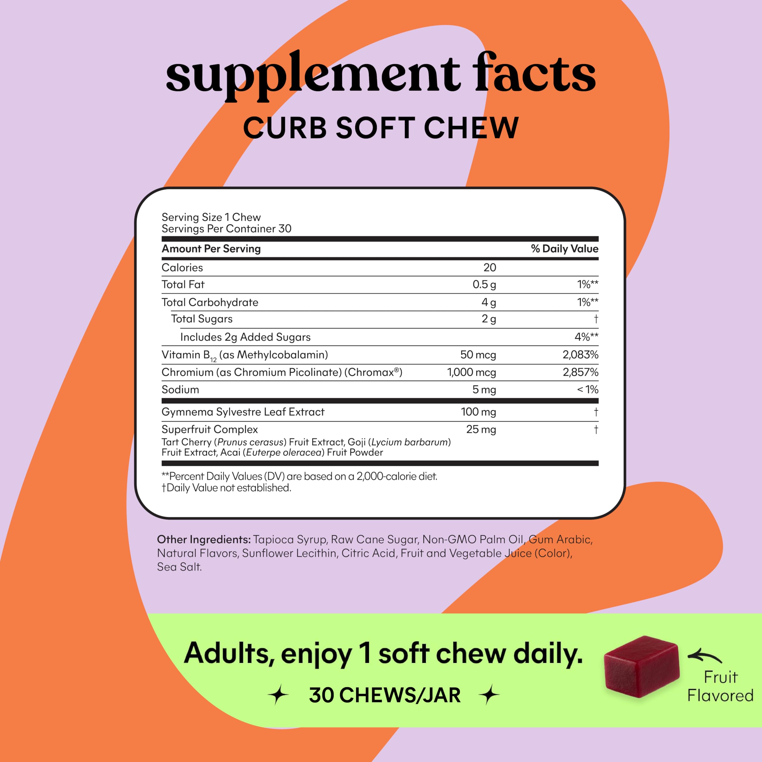 Lemme Curb Cravings Soft Chews Manage Appetite - View 5