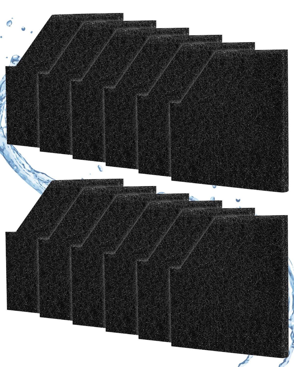 12 Pack EcoRenew Large Filter Cartridges Compatible with Aqueon SmartClean