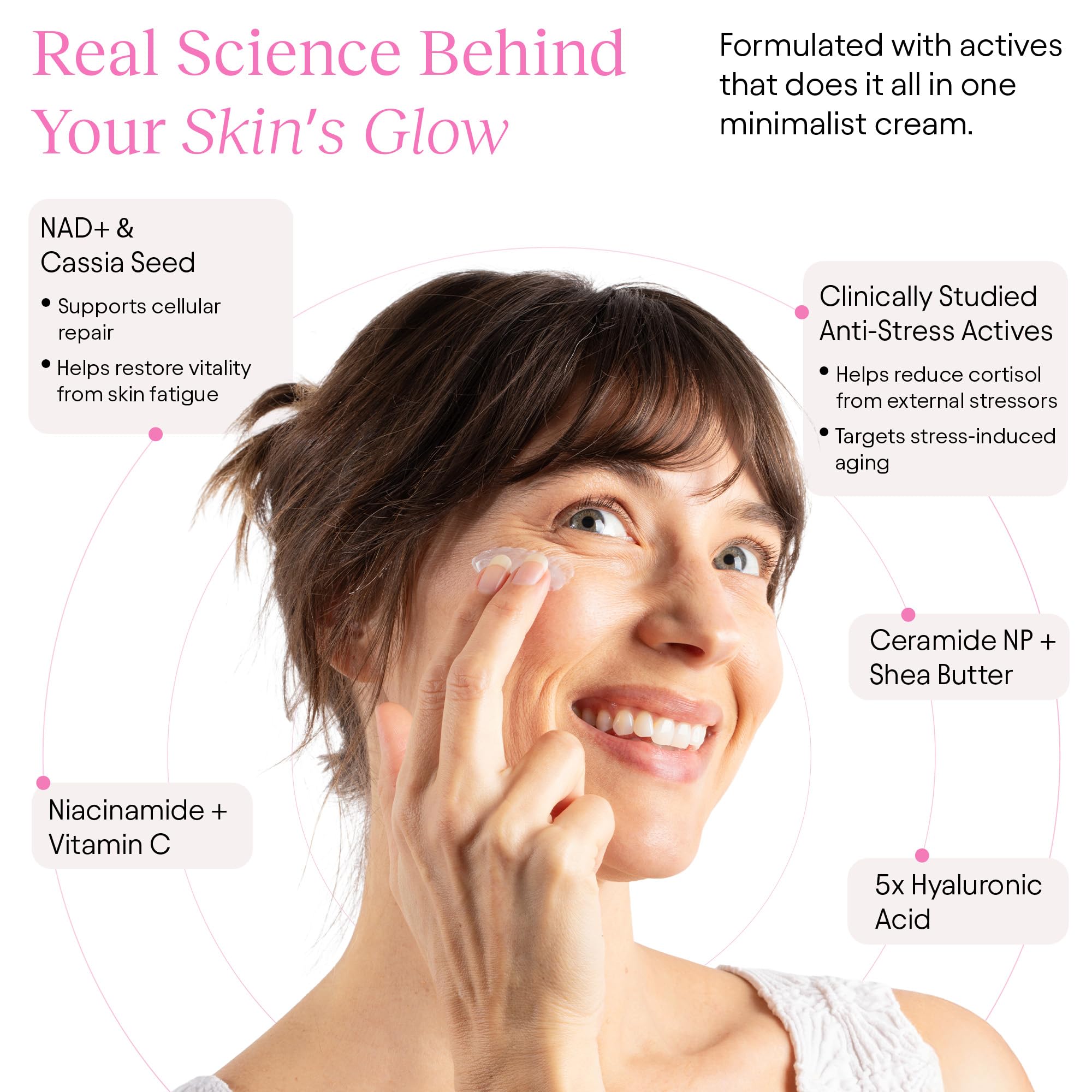 JIYU NAD+ Hydrating Face Moisturizer – Korean Anti-Aging Cream - JIYU