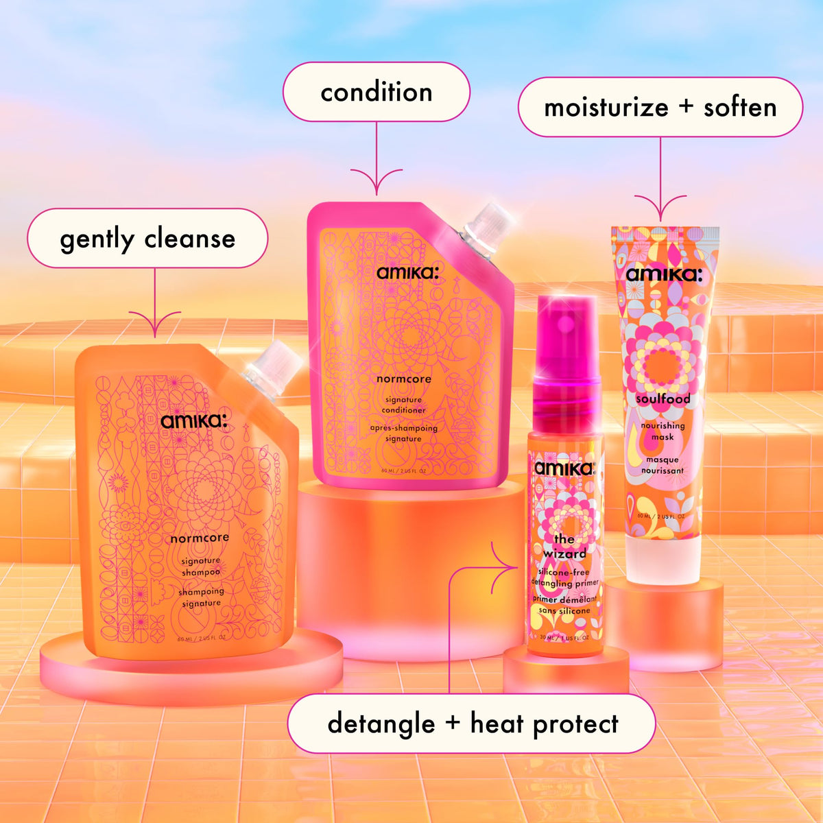 amika signature saviors essential trial set - Premium Selection Official Imagery - 3