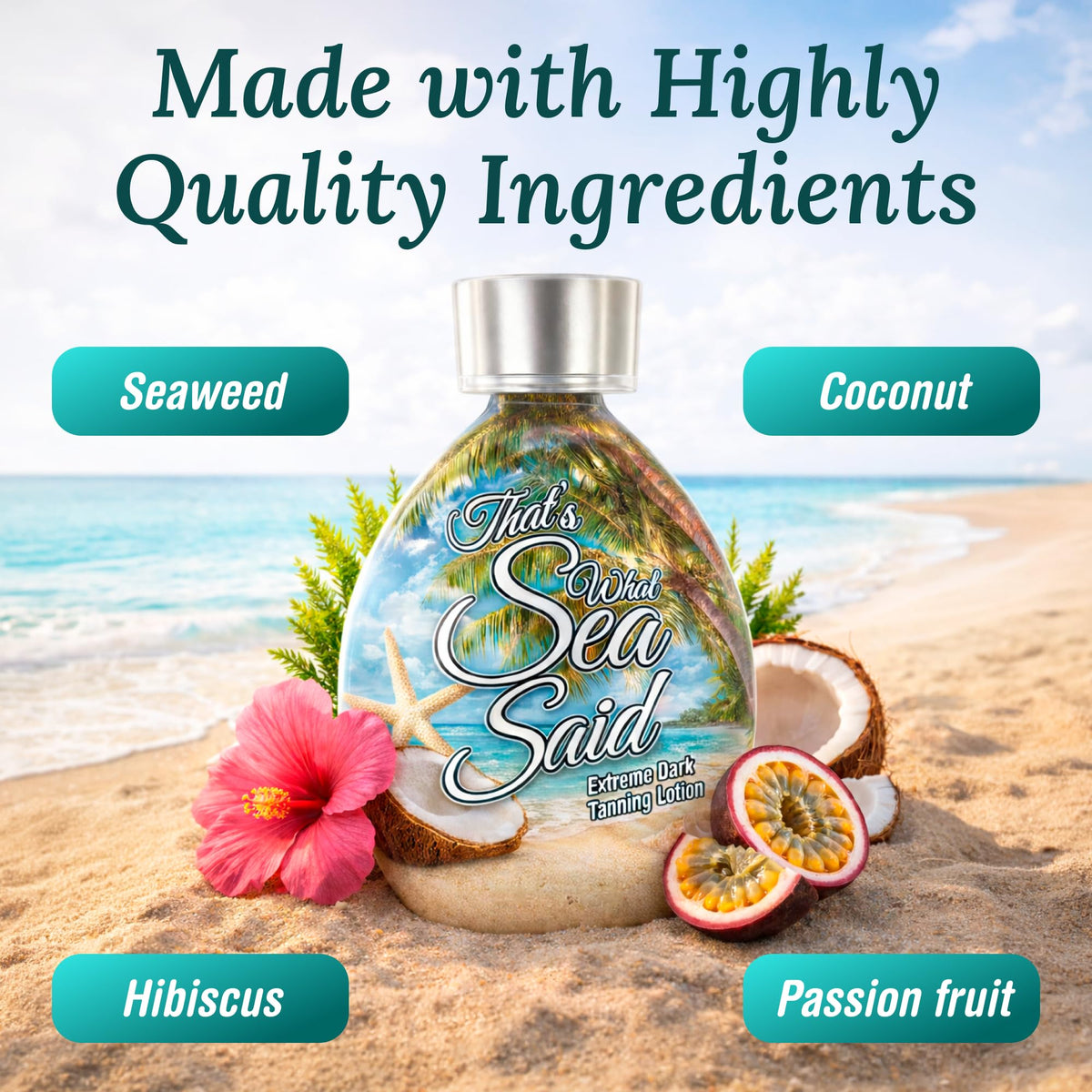 That s What Sea Said Extreme Dark Tanning Bed Lotion - DARK TANS EXCLUSIVE Official Imagery - 5