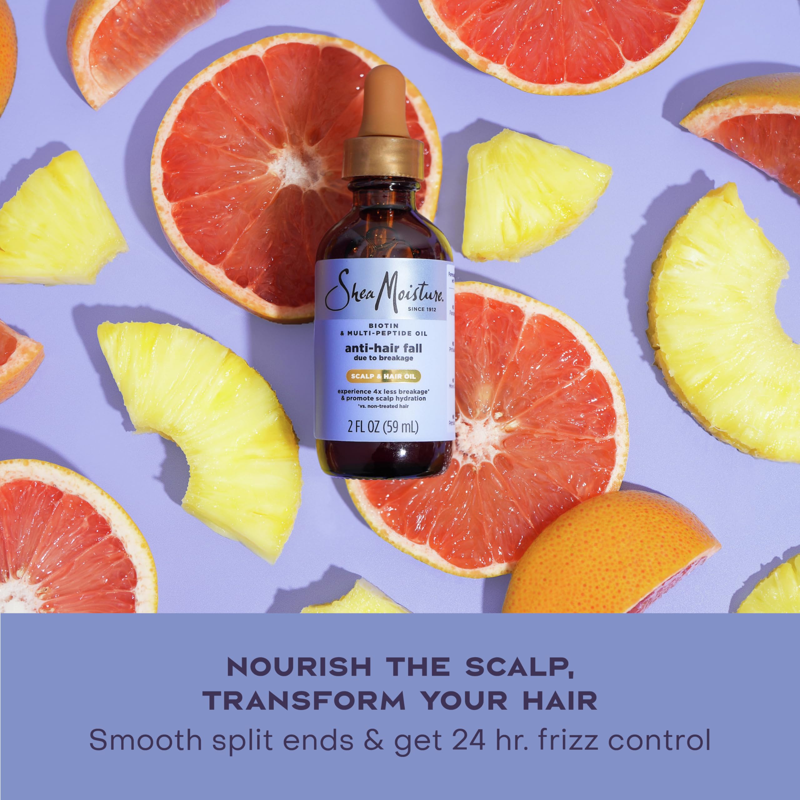 Elefair Tech Shea Moisture Anti - Hair Fall Scalp & Hair Oil with Biotin - Elefair Tech Official Product View 6