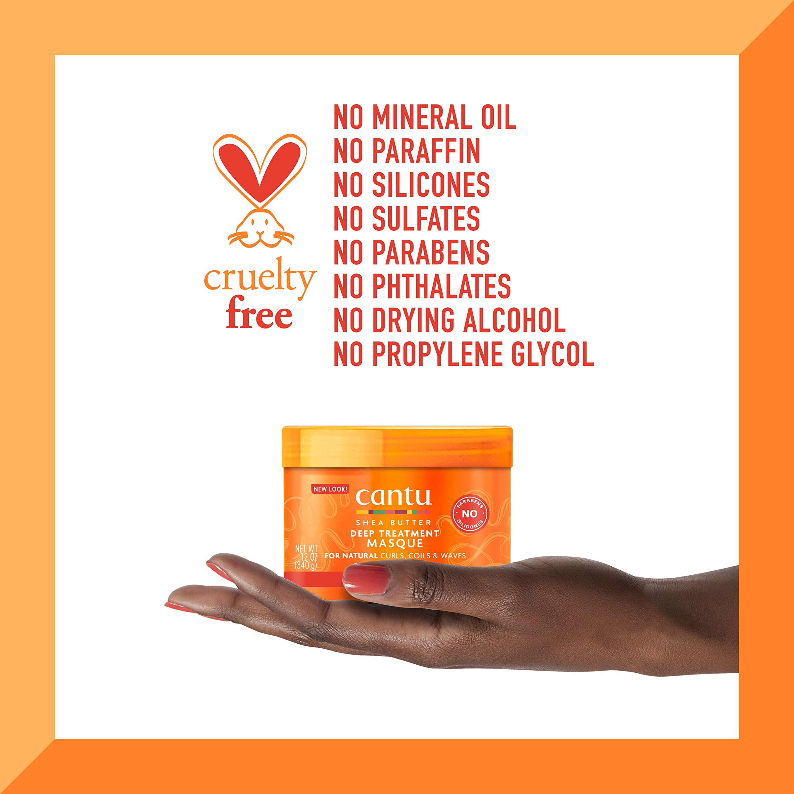 Cantu Deep Treatment Masque with Shea Butter for Natural Hair - Cantu Official Product View 8