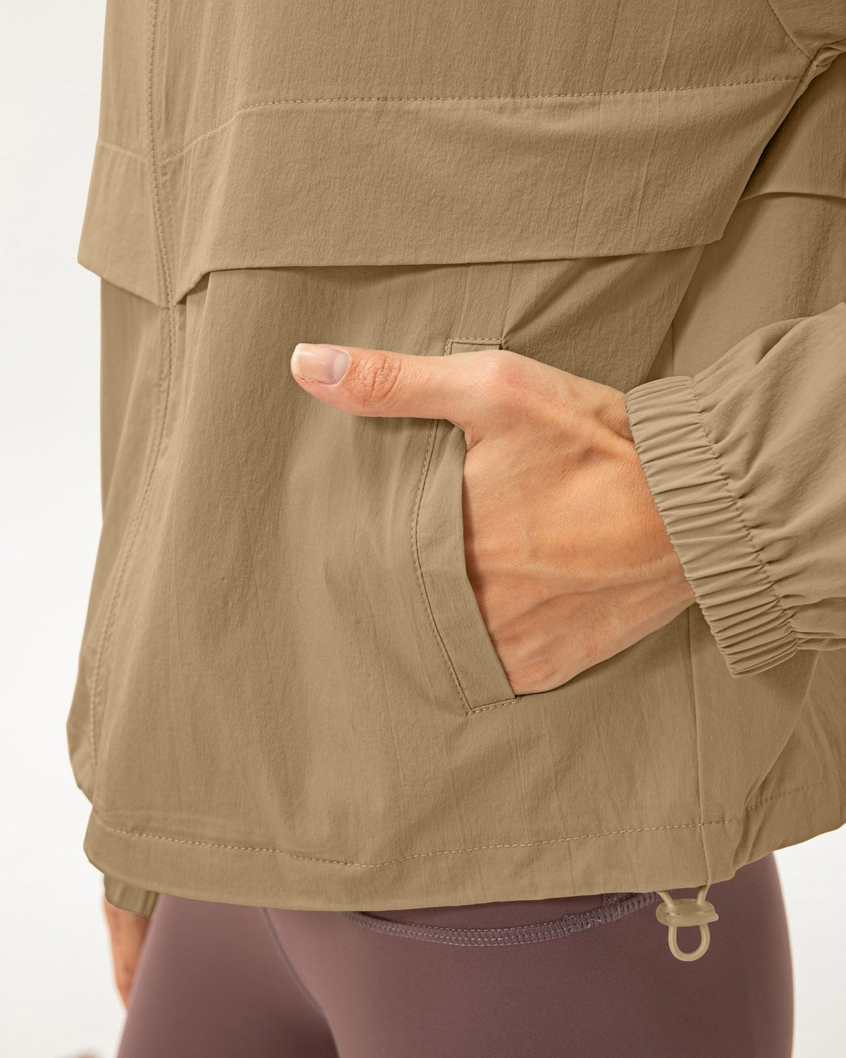 Women s Lightweight Zip Up Athletic Jacket Stand Collar - Locachy Official Imagery - 8