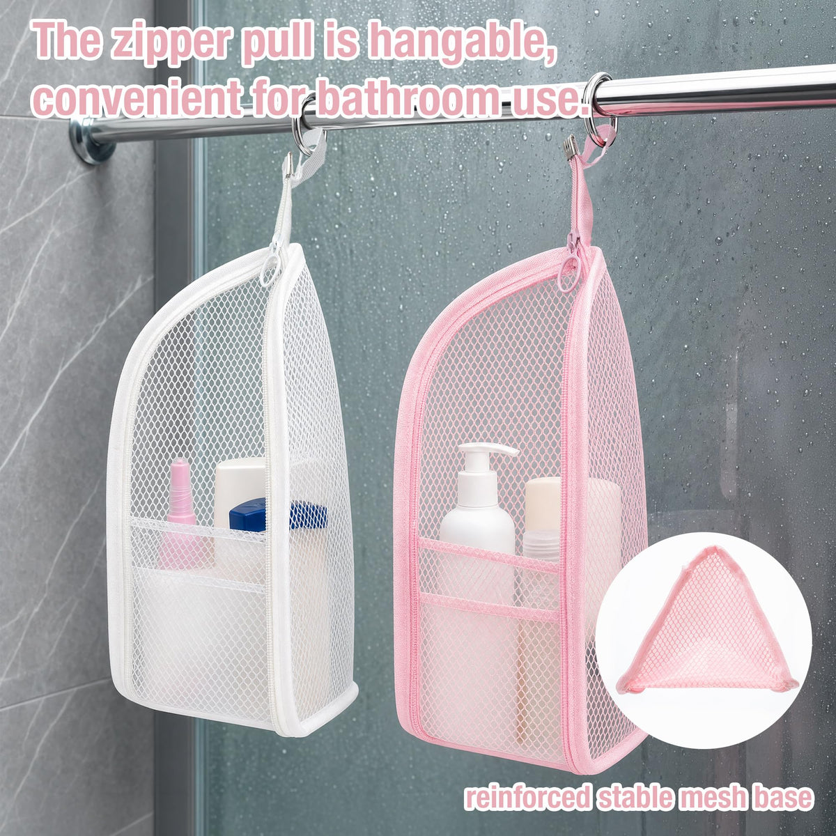 Standing Toiletry Bag larger Portable Foldable Hanging - ROVLET Official Imagery - 6
