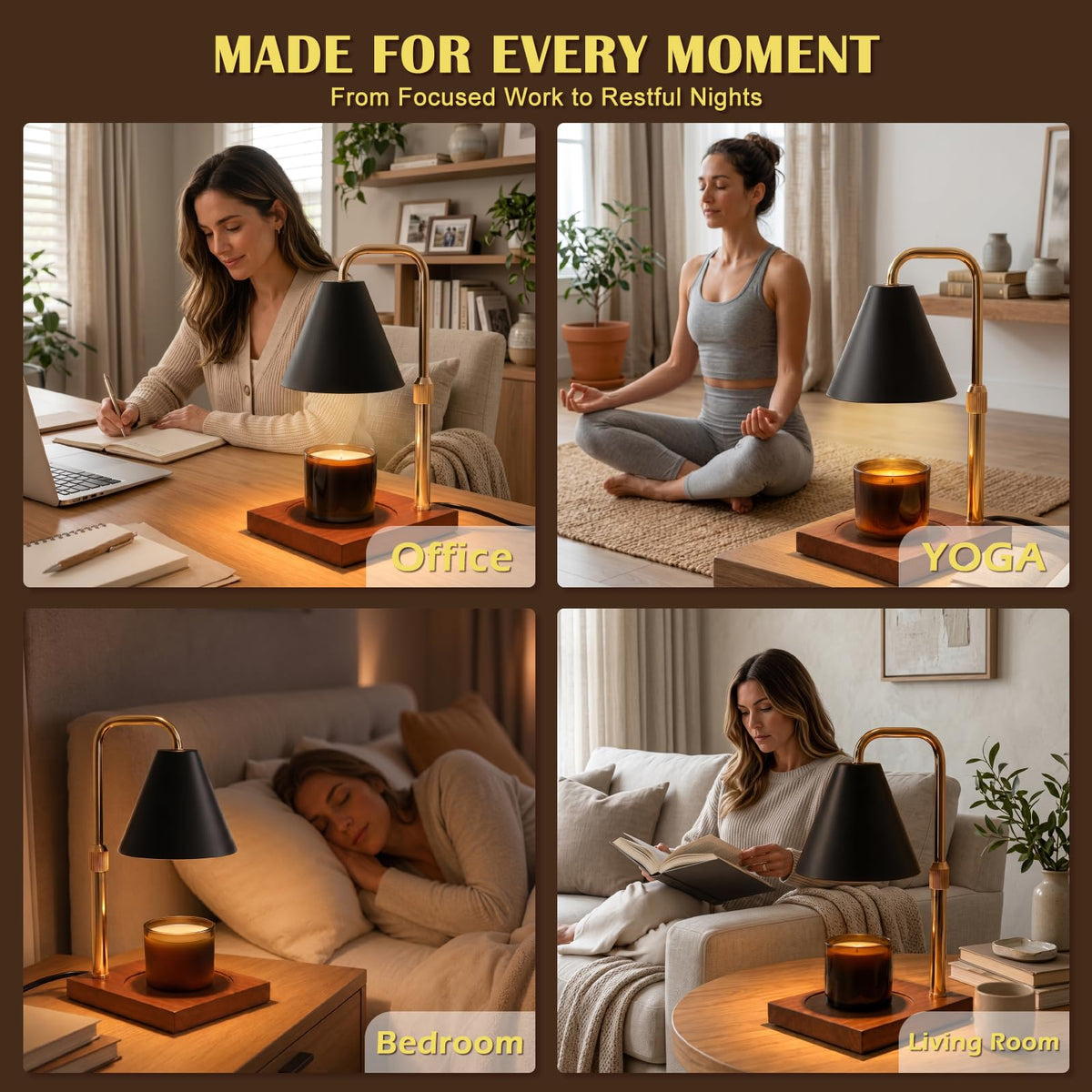 Candle Warmer Lamp with Timer Birthday Gifts for Women - BJFFN Official Imagery - 8