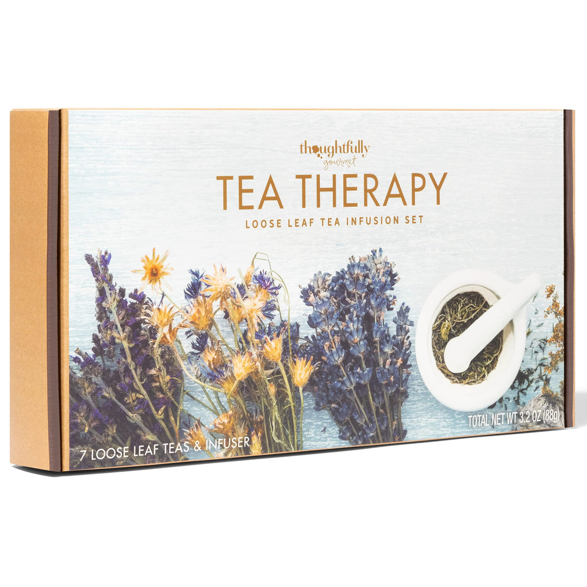 Tea Therapy Loose Leaf Tea Infusion Gift Set Reusable - Thoughtfully Official Imagery - 6