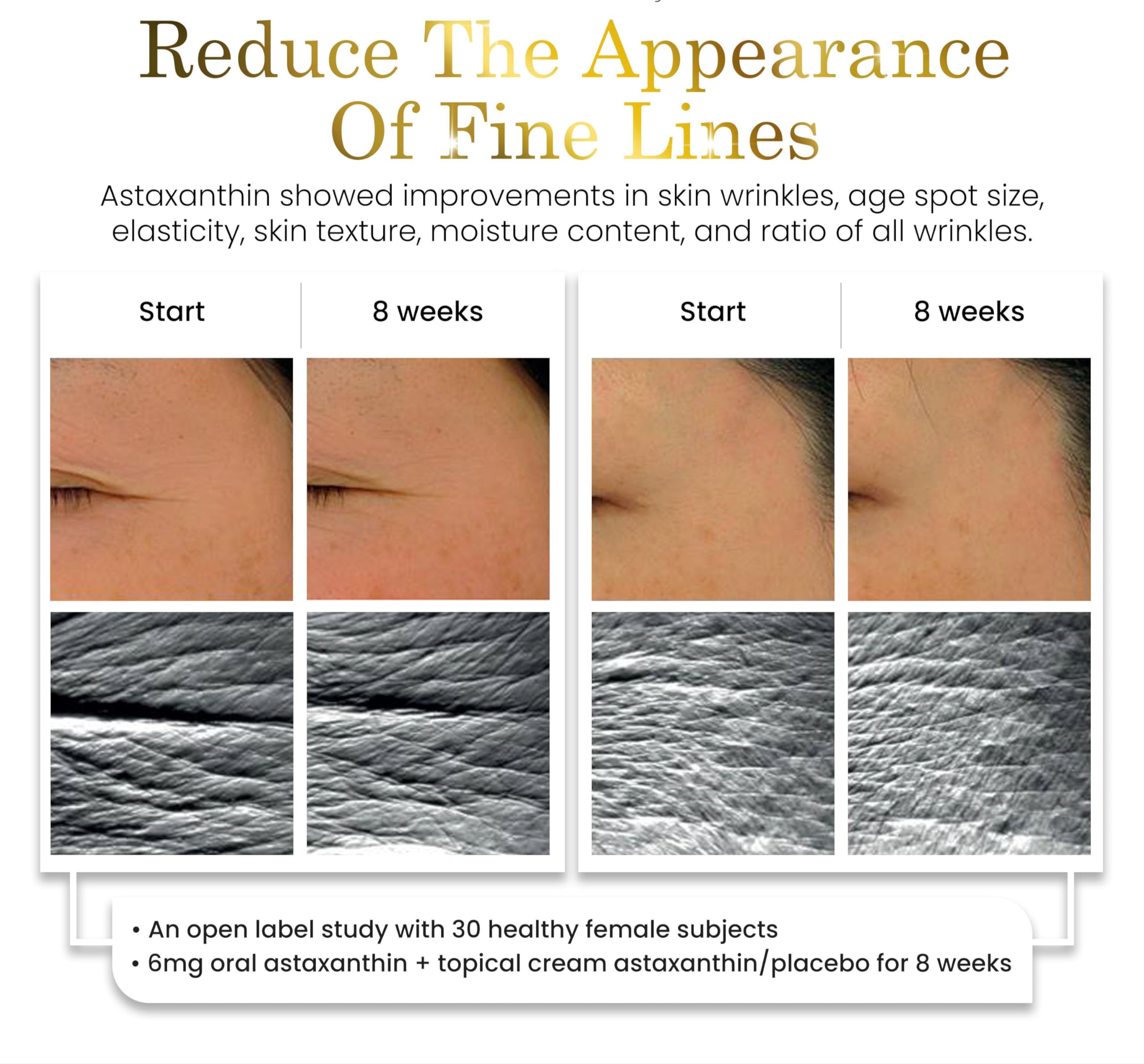 LUXE Beauty Lash & Brow Growth Products Luxe Beauty Organic Astaxanthin Serum - - LUXE Beauty Lash & Brow Growth Products Official Product View 3