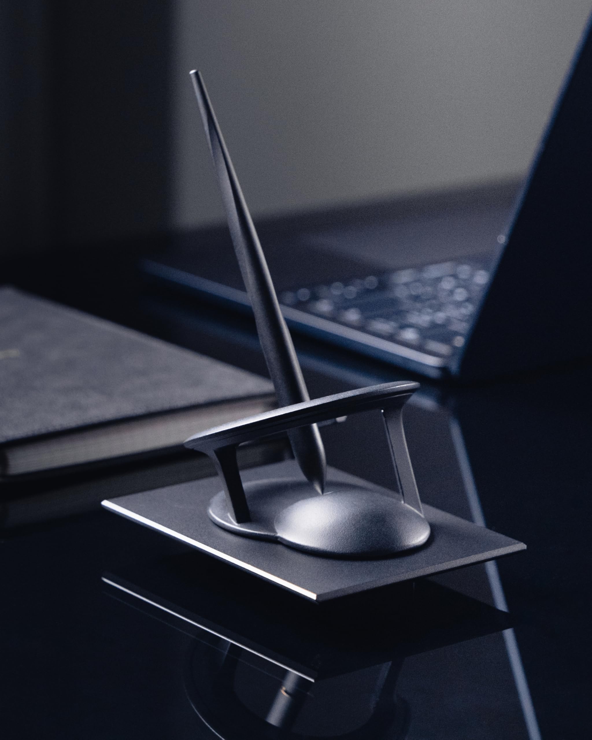 novium Hoverpen Interstellar - Space Black, Ballpoint Pen by novium - Angle View 8